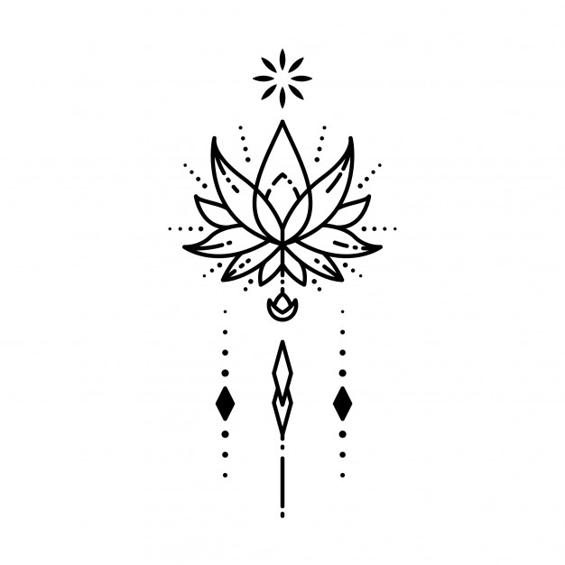 几何纹身花纹图案