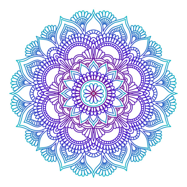 曼陀罗花纹