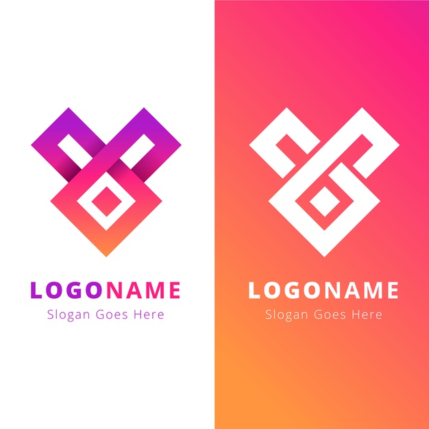 抽象交叉的线条LOGO标志