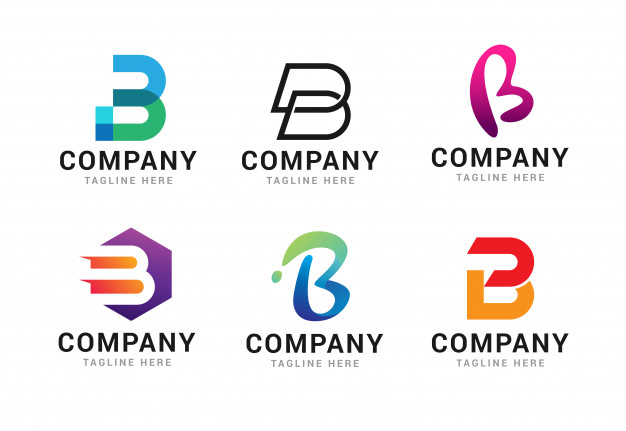 字母B标志LOGO图标模板