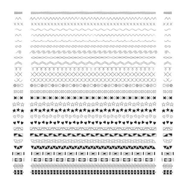 分割线线设计元素矢量合集