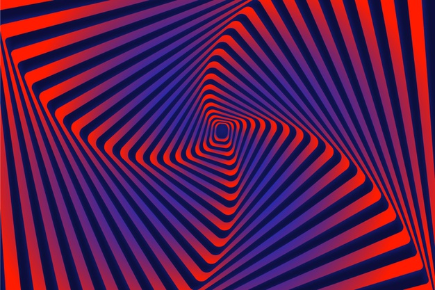 迷幻视错觉扭曲几何线条抽象螺旋背景图案