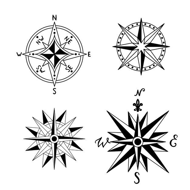 指南针罗盘图形