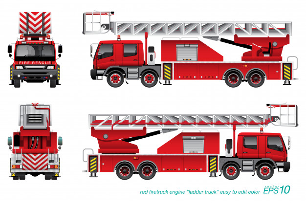 消防车插画