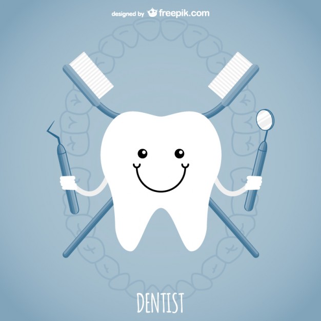 牙医牙科牙齿插画