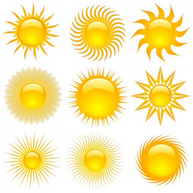太阳元素图案
