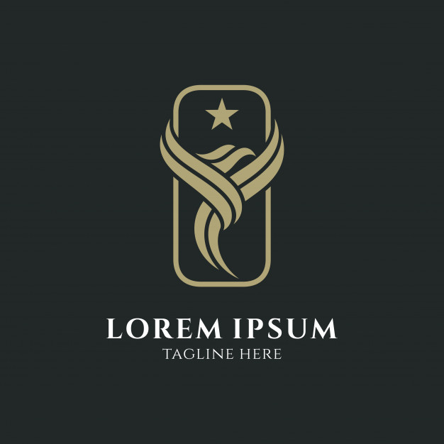 抽象的鹰标志logo