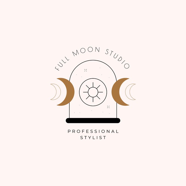 月亮logo标志