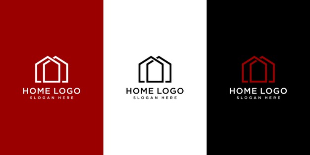 房屋建筑房地产logo标志