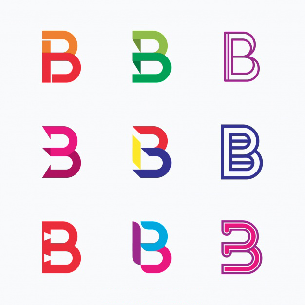 字母B，logo标志