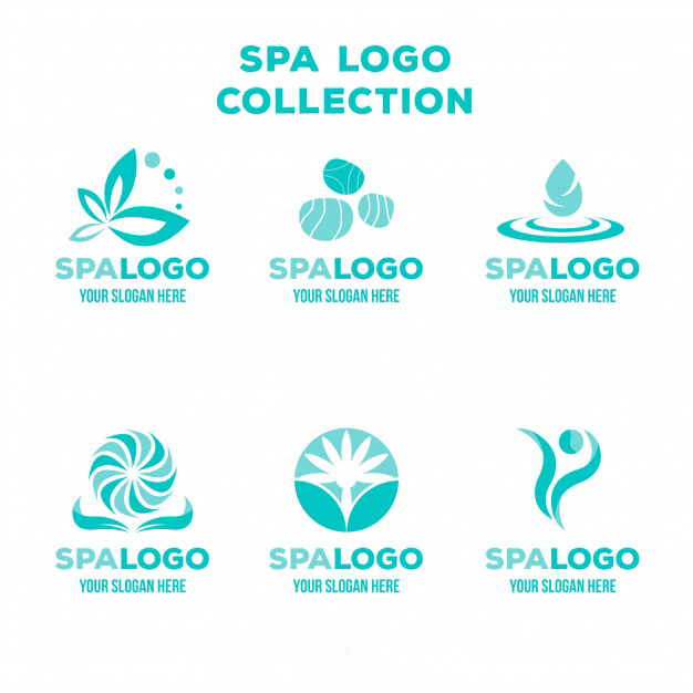 水疗，SPA，养生logo标志