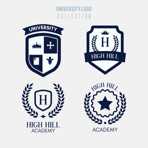 大学校徽学校教育logo标志