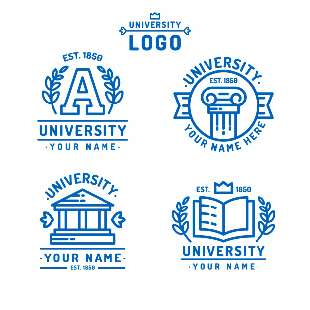 大学校徽，教育logo标志