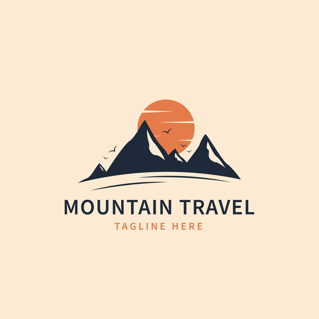 旅行，登山露营logo标志