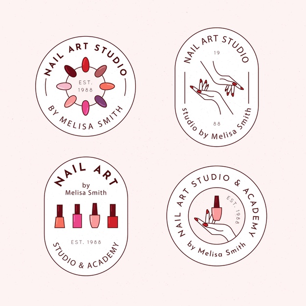 指甲，美甲logo标志