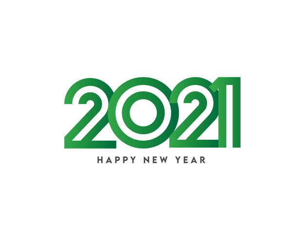 2021年新年数字元素