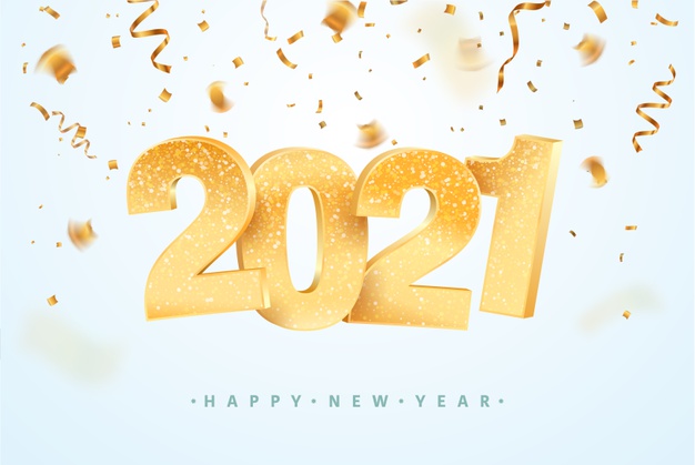 2021年新年数字元素