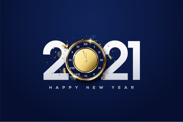 2021年新年数字元素