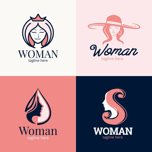 女人，logo标志