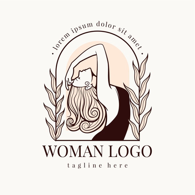 女人，logo标志