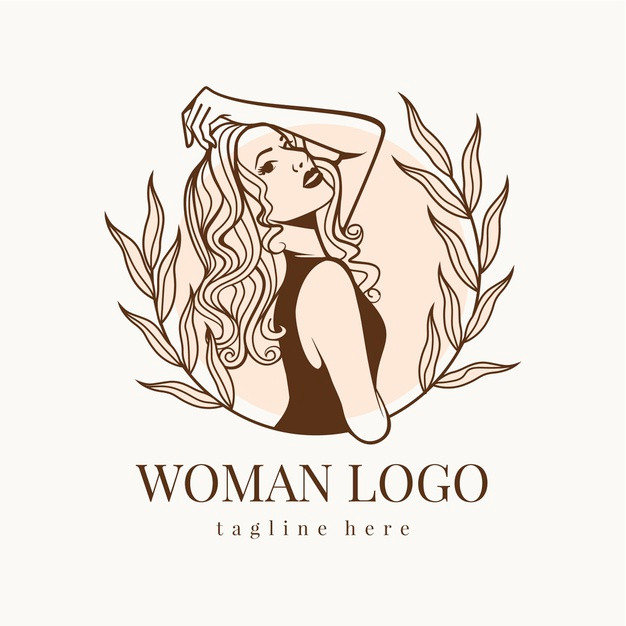 女人，logo标志