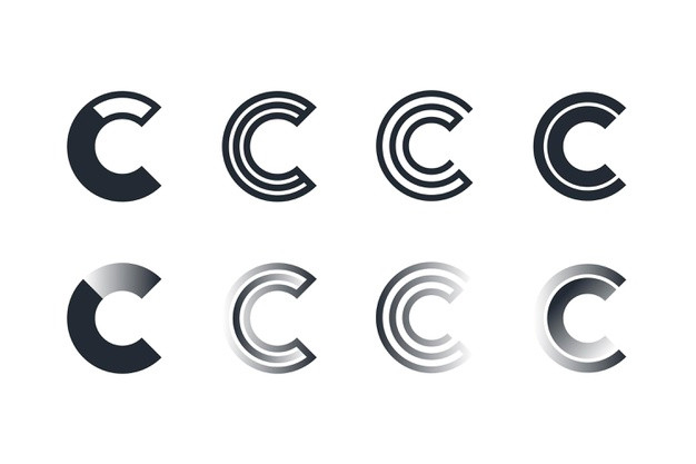 字母C，logo标志