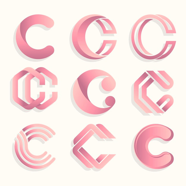 字母C，logo标志