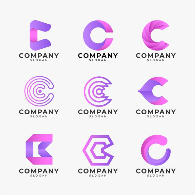 字母C，logo标志