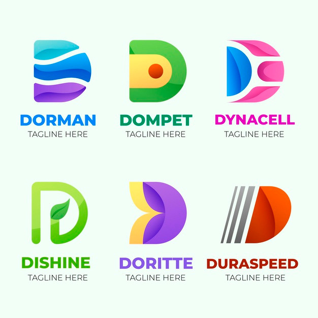 字母D，logo标志