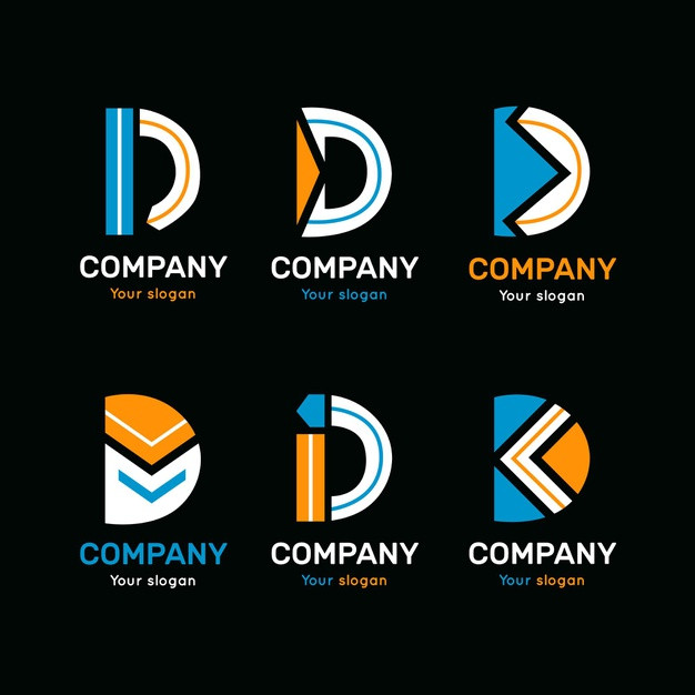 字母D，logo标志