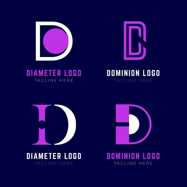 字母D，logo标志