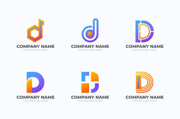 字母D，logo标志
