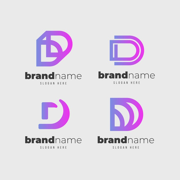 字母D，logo标志