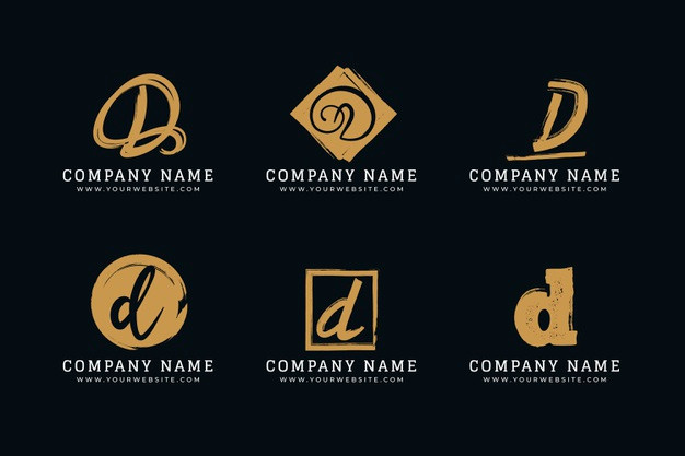 字母D，logo标志