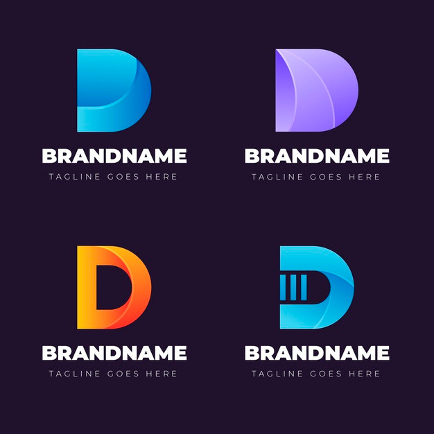 字母D，logo标志