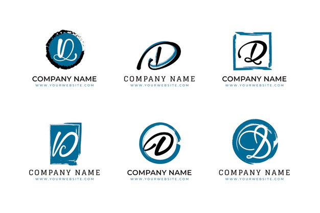 字母D，logo标志