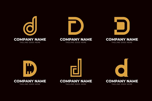 字母D，logo标志
