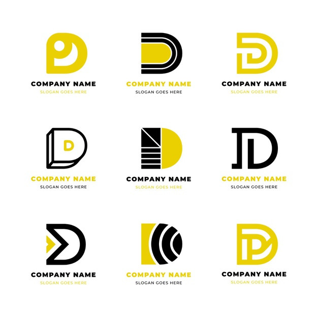字母D，logo标志