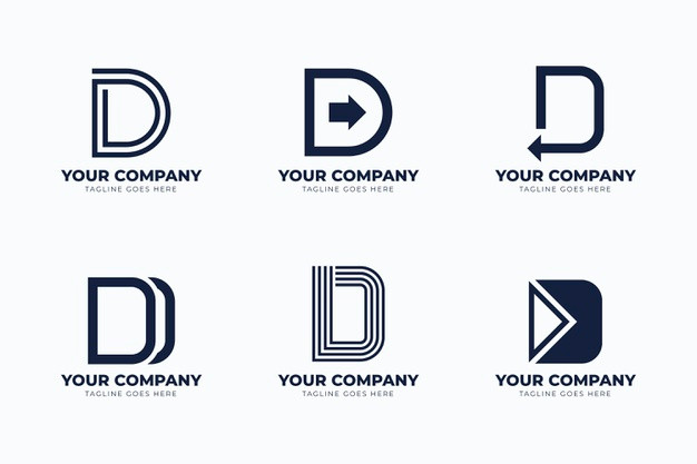 字母D，logo标志