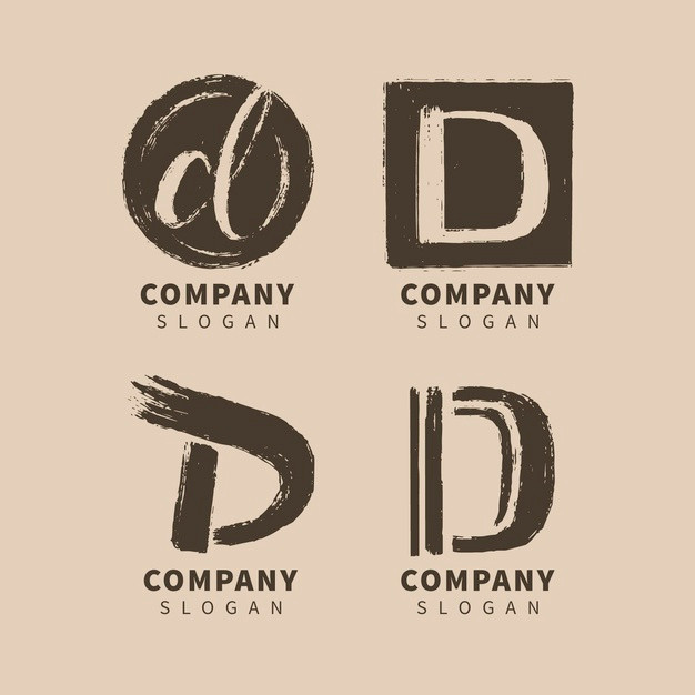 字母D，logo标志