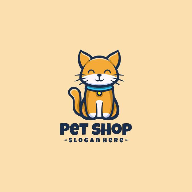 猫咪，logo标志