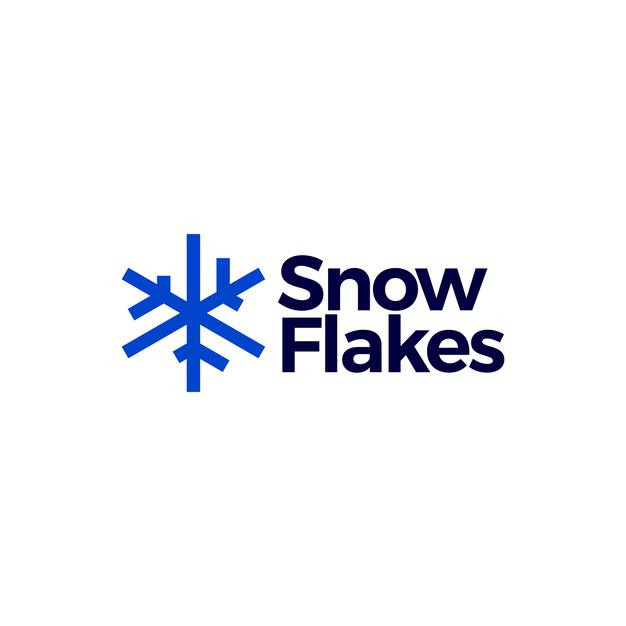雪花，logo标志