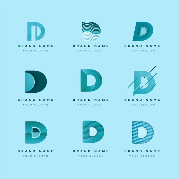 d 字母logo标志