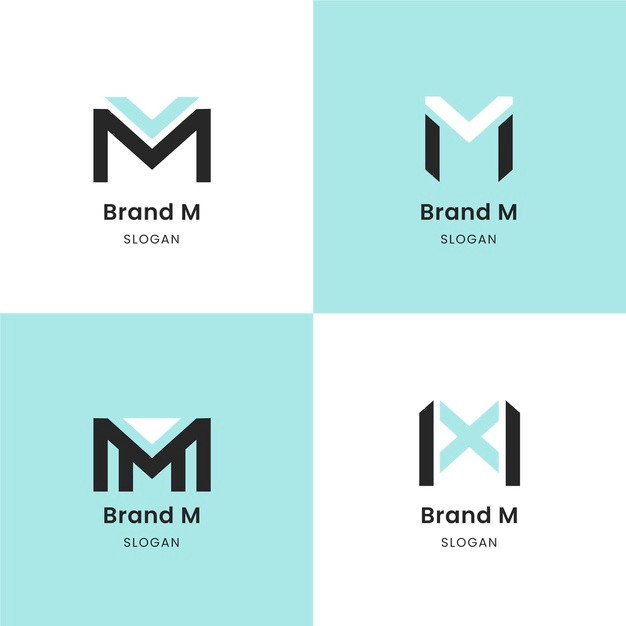 m 字母logo标志