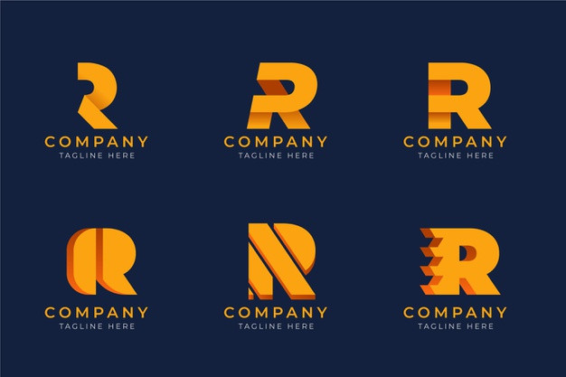 r 字母logo标志