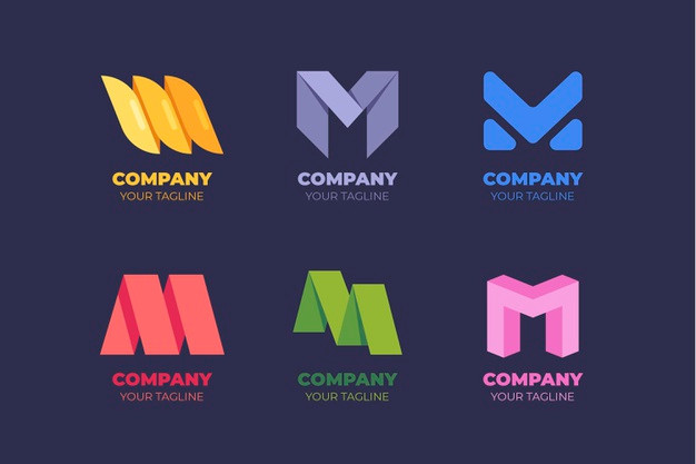 m 字母logo标志