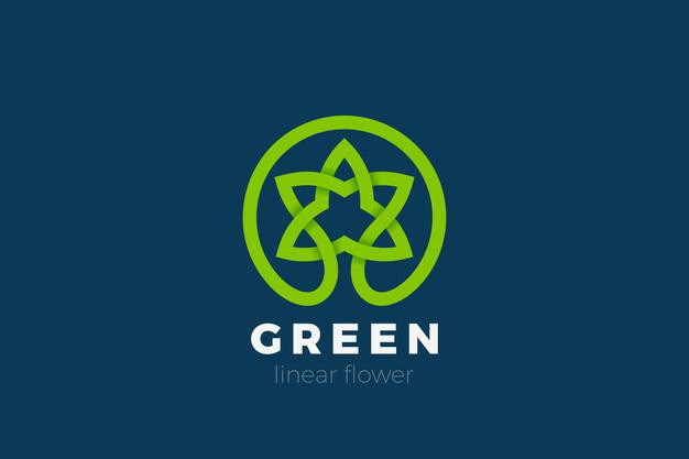 五角星，编织，logo标志