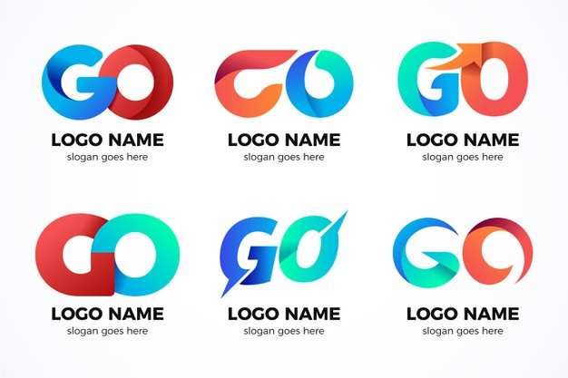 GO字母logo标志