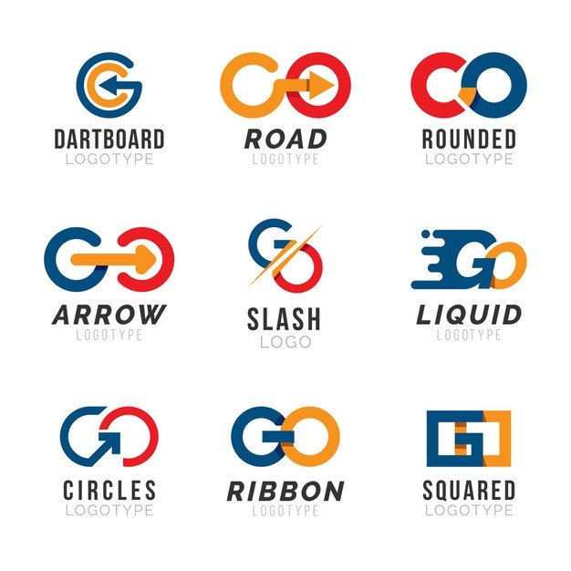 GO字母logo标志