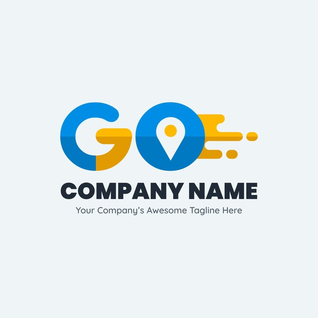 GO字母logo标志